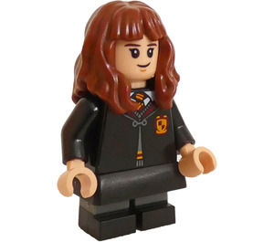 LEGO Hermione Granger s Černá Gryffindor Mikina s kapucí a Sukně Minifigurka