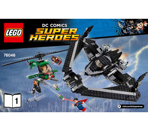 LEGO Heroes of Justice: Sky High Battle 76046 Instrukce