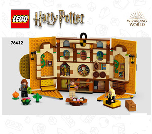 LEGO Hufflepuff House Banner 76412 Instrukce