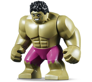 LEGO Hulk (Velký) s Magenta Pants a Černá Vlasy Minifigurka