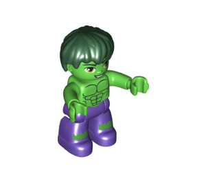 LEGO Hulk s Dark Green Vlasy a Dark Purple Trousers Duplo figurka