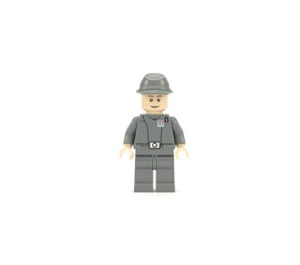 LEGO Imperial Officer s Cavalry Víčko a Hnědá Eyebrows Minifigurka