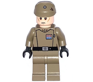 LEGO Imperial Officer s Tmavě žlutohnědá Uniform  Minifigurka