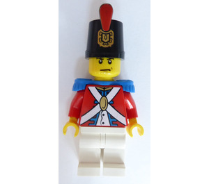 LEGO Imperial Voják s Decorated Shako Čepice a Modrá Epaulettes Minifigurka