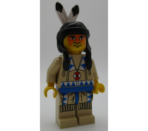 LEGO Indian Barva opálení Košile Minifigurka