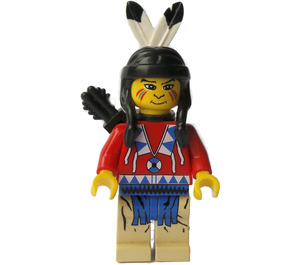 LEGO Indian s Červená Košile a Quiver Minifigurka