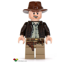 LEGO Indiana Jones s Open Ústa Úsměv Minifigurka