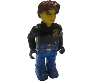 LEGO Jack Stone s Černá Bunda a Modrá Pants Minifigurka