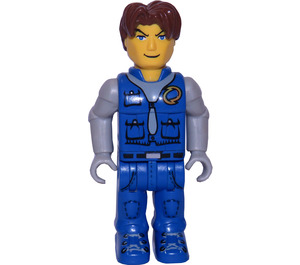 LEGO Jack Stone s Modrá Rescue Výstroj Minifigurka