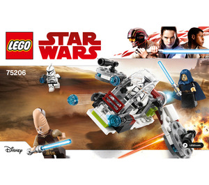 LEGO Jedi a Clone Troopers Battle Pack 75206 Instructions
