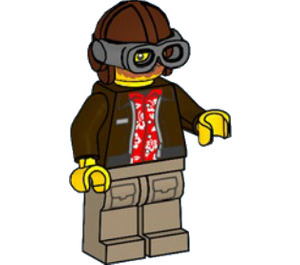 LEGO Džungle Explorer Pilot Minifigurka