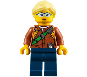 LEGO Džungle Explorer s Culík a Sluneční brýle Minifigurka