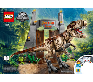LEGO Jurassic Park: T. Rex Rampage 75936 Instructions