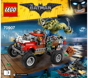 LEGO Killer Croc Tail-Gator 70907 Instrukce