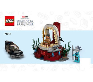 LEGO King Namor's Throne Room 76213 Instrukce