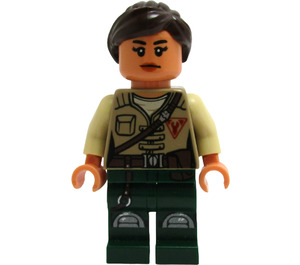 LEGO Kordi s Tmavě zelená Nohy  Minifigurka