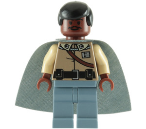 LEGO Lando Calrissian s Šedá Plášť Minifigurka