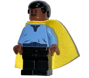 LEGO Lando Calrissian s Žlutá a Bright Světlo Modrá Plášť Minifigurka