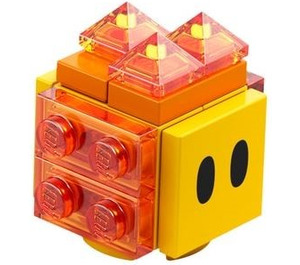 LEGO Lava Bublina s Scanner Code s Modrá Lines Minifigurka