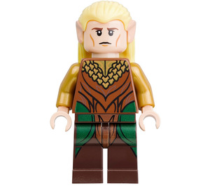 LEGO Legolas s Reddish Hnědá a Gold Robe Minifigurka