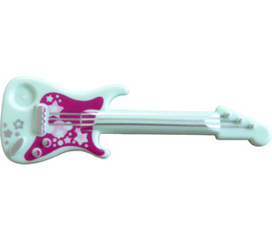 LEGO Electric Guitar s Magenta Pickguard a Hvězdy (11640 / 11973)