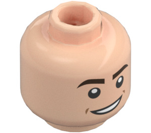 LEGO Světlá tělová Henry Minifigurka Hlava (Zapuštěný pevný cvoček) (3626 / 33906)