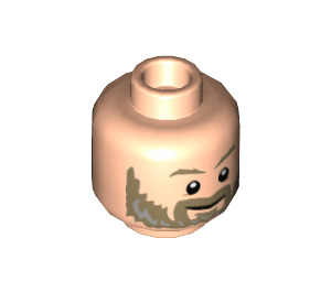 LEGO Thor Minifigure Hlava (Zapuštěný masivní čep) (3626 / 78994)