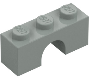 LEGO Světle šedá Klenba 1 x 3 (4490)