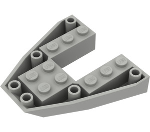 LEGO Light Gray Boat Základna 6 x 6 (2626)