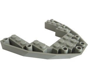 LEGO Light Gray Boat Základna 8 x 10 (2622)