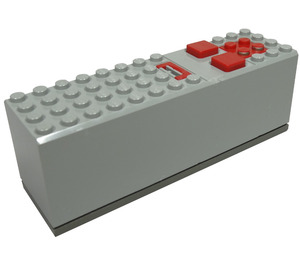 LEGO Electric 9V Battery Box 4 x 14 x 4 s Dark Šedá Základna (2847 / 74650)