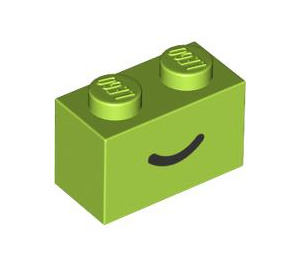 LEGO Kostka 1 x 2 s Smile se spodní trubkou (102574 / 102701)