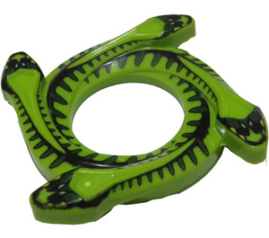 LEGO Ninjago Spinner Koruna s 4 Snakes s Tmavě zelená Scales (70509 / 98342)