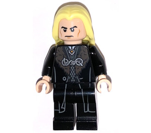 LEGO Lucius Malfoy s Černá Robe s Printed Nohy Minifigurka