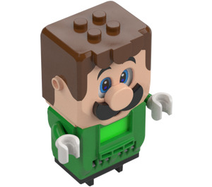 LEGO Luigi Figurka s LCD Screens pro Oči a Truhla (77127)