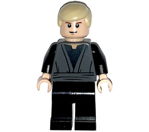 LEGO Luke Skywalker s Dark Stone Šedá Jedi Robe a Barva opálení Vlasy (Smile) Minifigurka