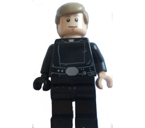 LEGO Luke Skywalker s Jedi Master Výstroj a Hladký Vlasy (Smile / Stern) Minifigurka