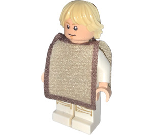 LEGO Luke Skywalker s Tatooine Výstroj s Bílá Nohy a Poncho Minifigurka