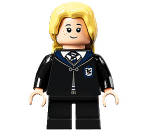 LEGO Luna Lovegood s Černá Ravenclaw Mikina s kapucí Minifigurka