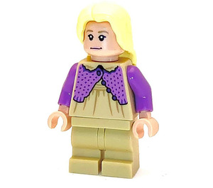 LEGO Luna Lovegood s Fialová a Barva opálení Horní Minifigurka