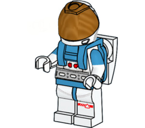 LEGO Lunar Research Astronaut Minifigurka