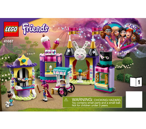 LEGO Magical Funfair Stalls 41687 Instrukce