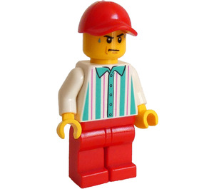 LEGO Muž v Pinstripe Košile Minifigurka