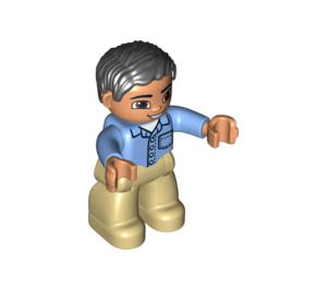 LEGO Man s Tan Trousers Duplo figurka