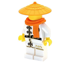 LEGO Mannequin s oranžová Čepice a Šátek Minifigurka