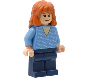 LEGO Mary Jane s Středně modrá Svetr Minifigurka