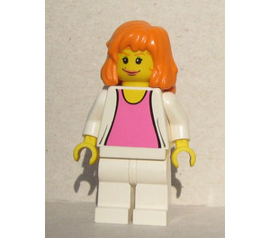 LEGO Mary Jane s Bílá Bunda Minifigurka