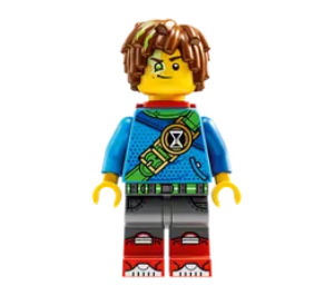 LEGO Mateo - Červená Batoh Minifigurka