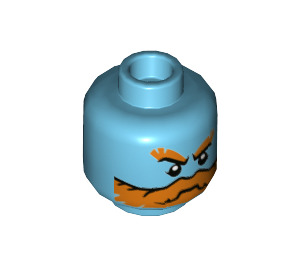 LEGO Sandy Minifigure Hlava (Zapuštěný masivní čep) (3626 / 81159)