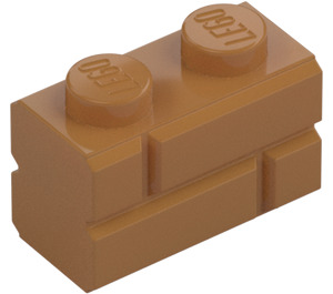 LEGO Kostka 1 x 2 s Embossed Bricks (98283)